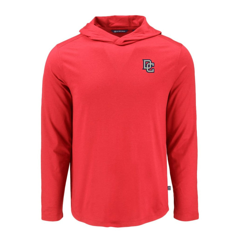 Washington Nationals Cutter & Buck Coastline Epic Comfort Recycled Eco Hoodie Long Sleeve T-Shirt | MLB US