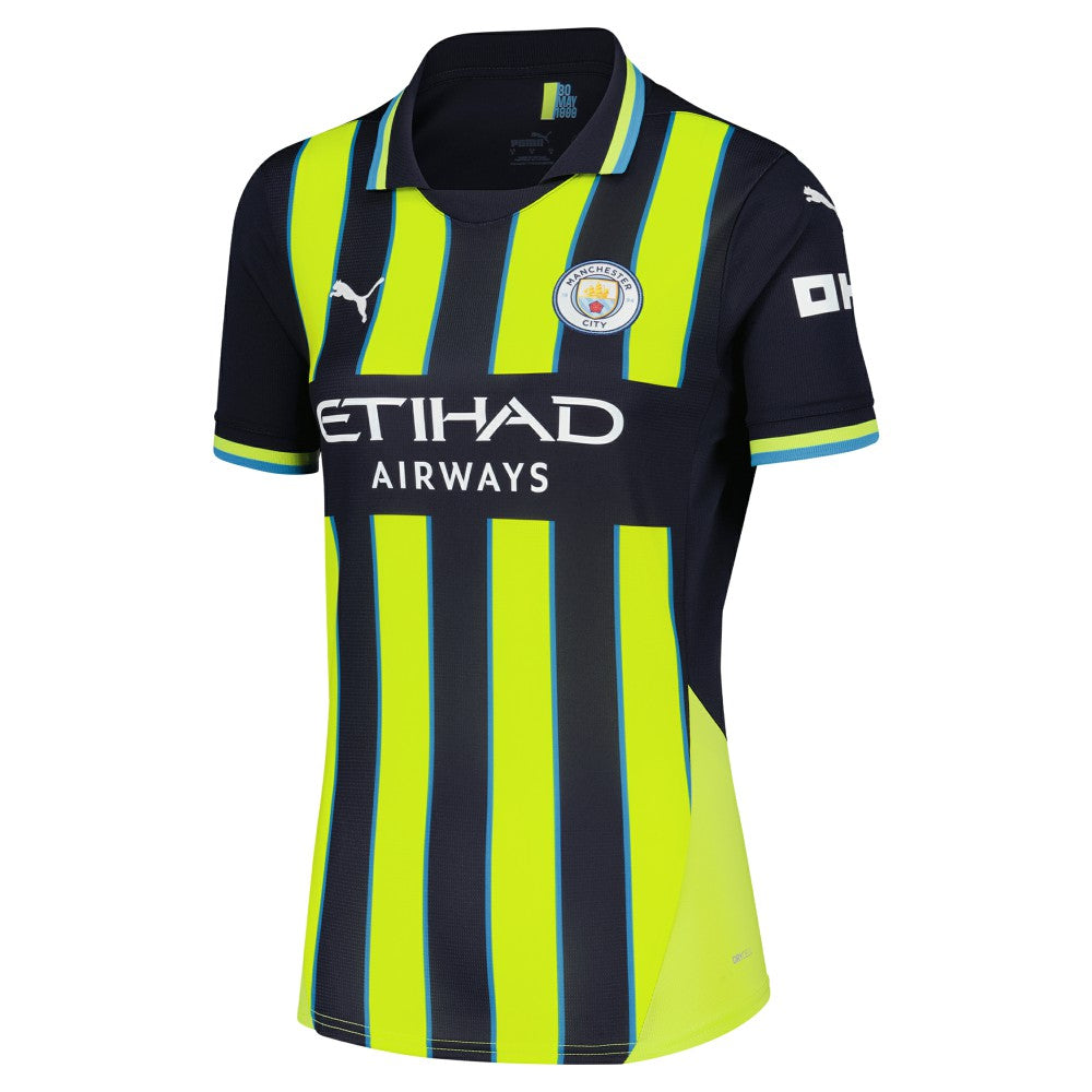 Manchester City Women's 2024/25 Away Replica Custom Jersey Navy - Puma