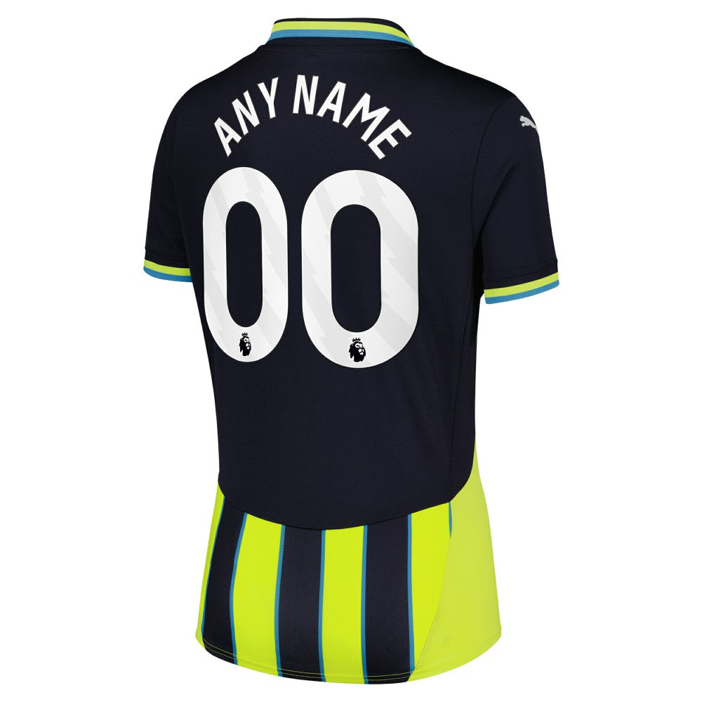 Manchester City Women's 2024/25 Away Replica Custom Jersey Navy - Puma