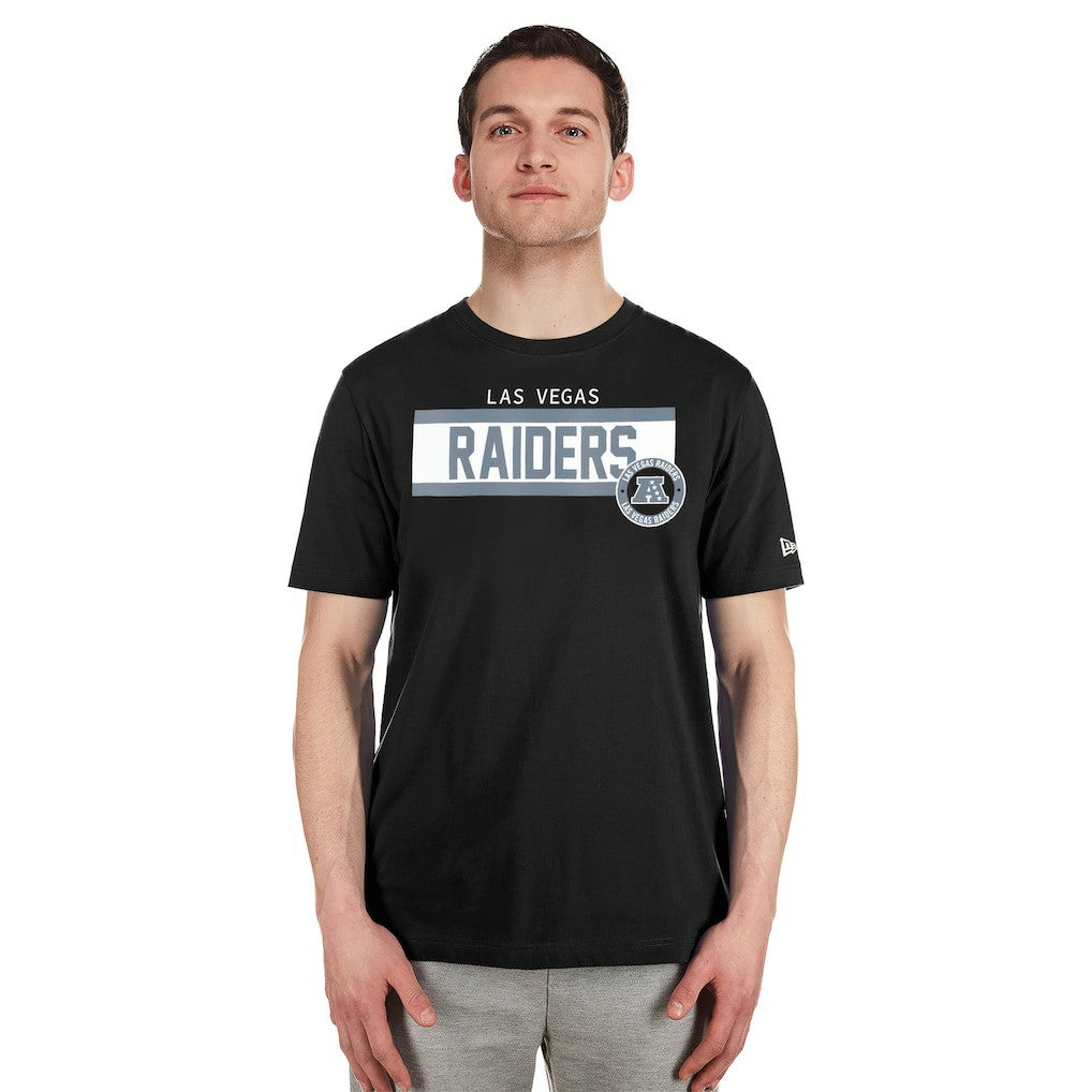 Las Vegas Raiders New Era 3rd Down High Density Print T-Shirt