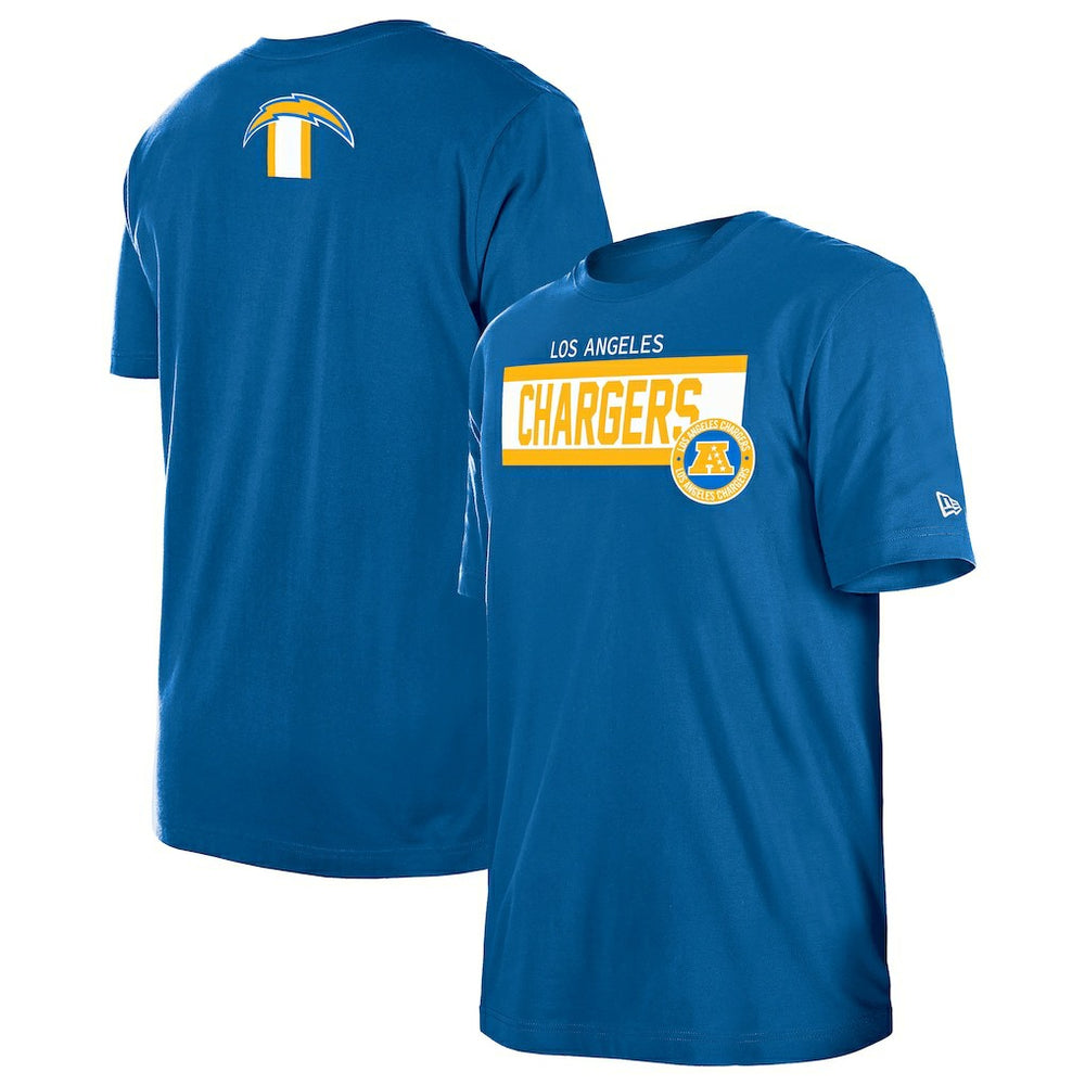Los Angeles Chargers New Era 3rd Down High Density Print T-Shirt