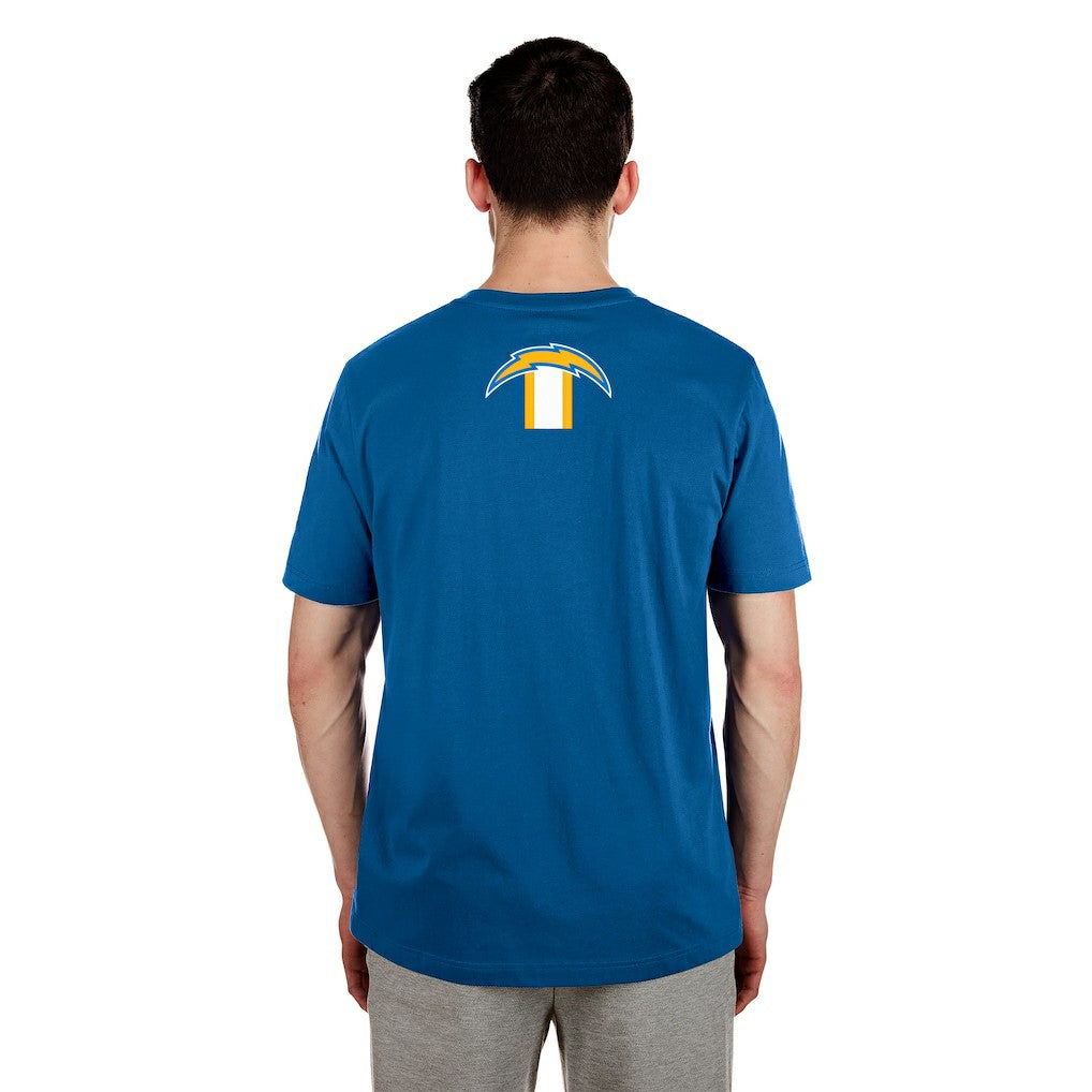 Los Angeles Chargers New Era 3rd Down High Density Print T-Shirt