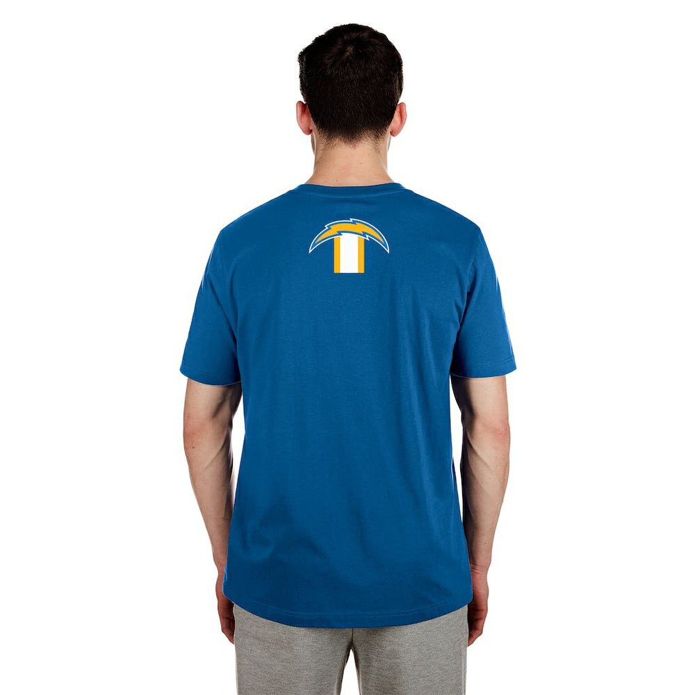 Los Angeles Chargers New Era 3rd Down High Density Print T-Shirt