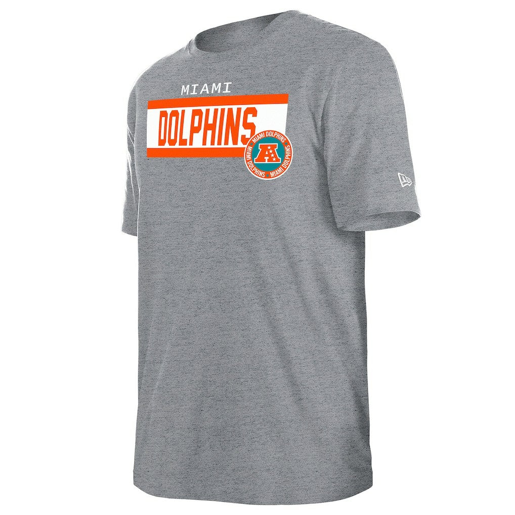 Miami Dolphins New Era 3rd Down High Density Print T-Shirt
