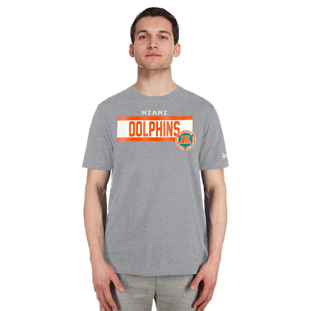 Miami Dolphins New Era 3rd Down High Density Print T-Shirt