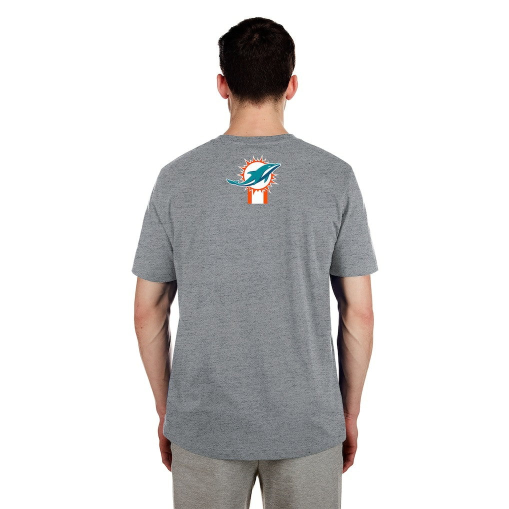 Miami Dolphins New Era 3rd Down High Density Print T-Shirt