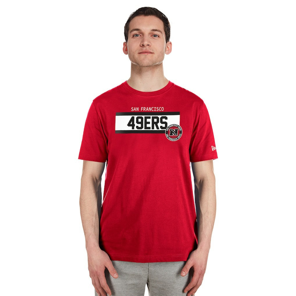 San Francisco 49ers New Era 3rd Down High Density Print T-Shirt