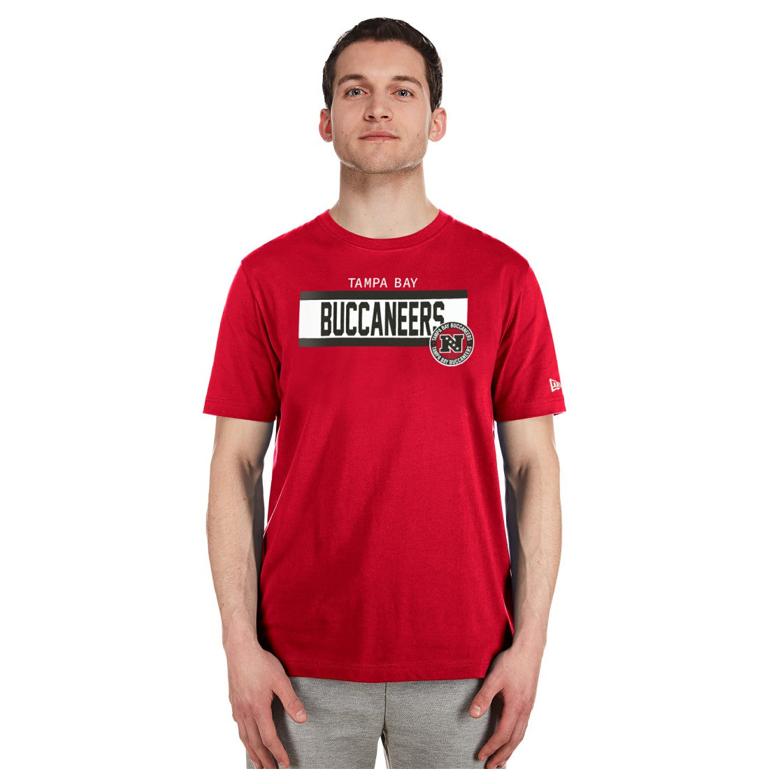 Tampa Bay Buccaneers New Era 3rd Down High Density Print T-Shirt
