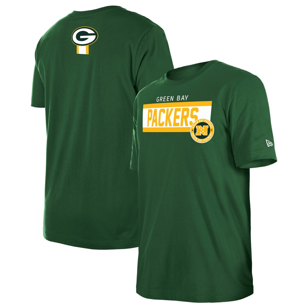 Green Bay Packers New Era 3rd Down High Density Print T-Shirt