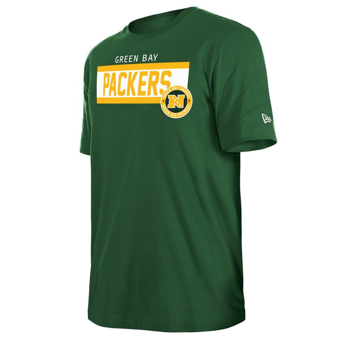 Green Bay Packers New Era 3rd Down High Density Print T-Shirt