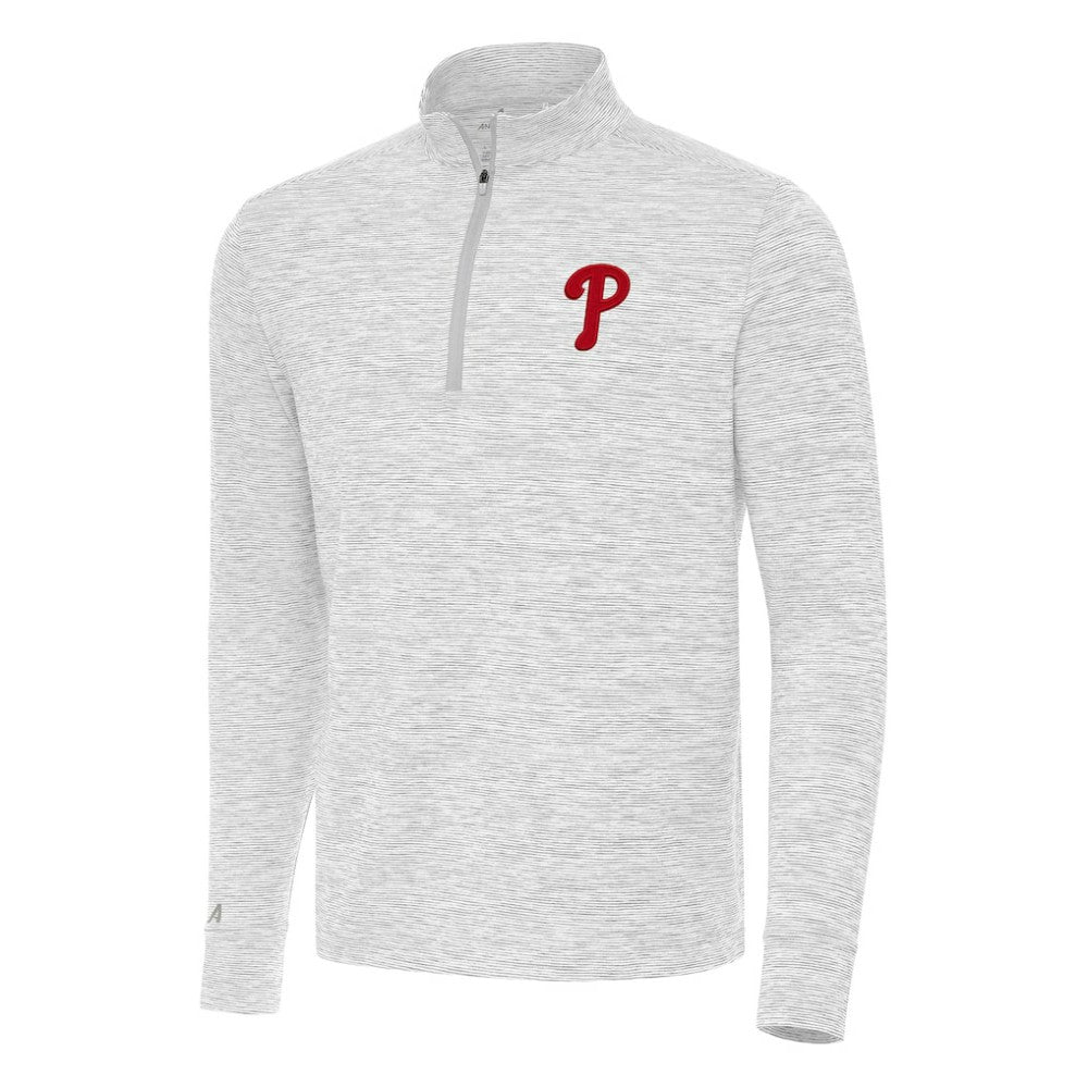 Philadelphia Phillies Antigua Cause Quarter-Zip Top | MLB Outlet