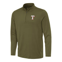 Texas Rangers Antigua Reprocess Quarter-Zip Top | MLB Sale