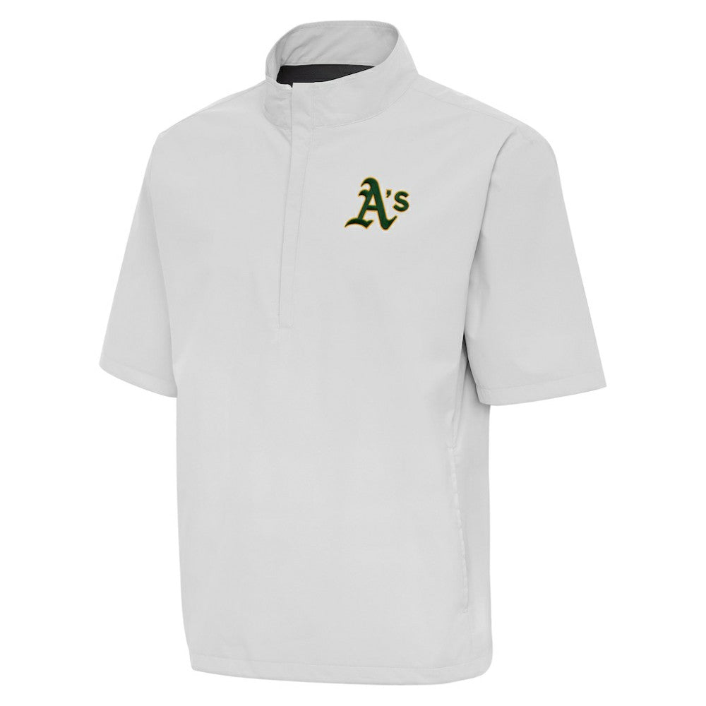 Athletics Antigua Brisk Quarter-Zip Wind Shirt | MLB Discount