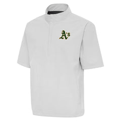 Athletics Antigua Brisk Quarter-Zip Wind Shirt | MLB Discount