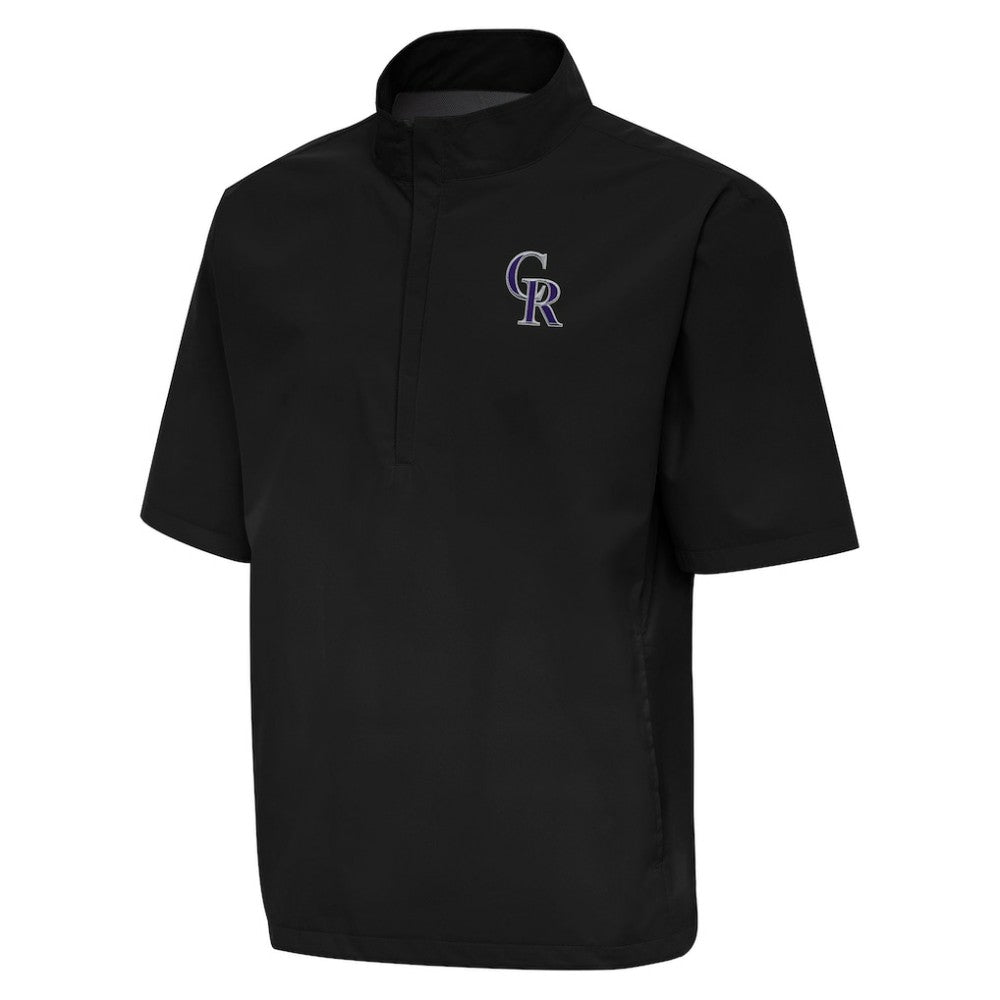 Colorado Rockies Antigua Brisk Quarter-Zip Wind Shirt | MLB Sale