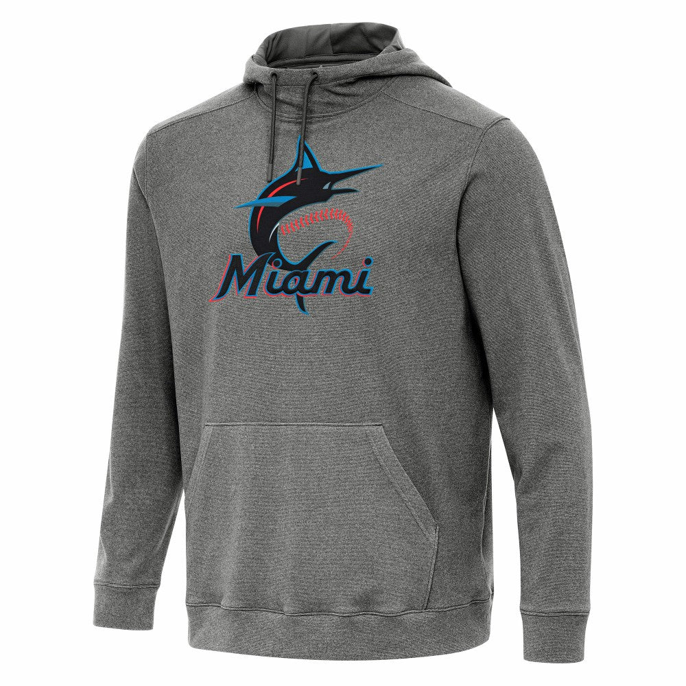 Miami Marlins Antigua Cloud Pullover Hoodie | MLB Sale