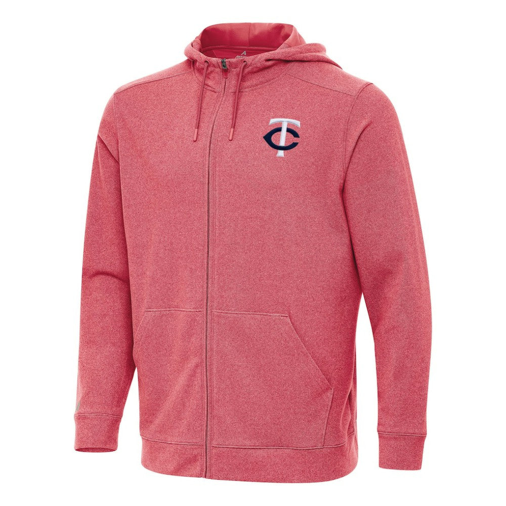 Minnesota Twins Antigua Effortless Full-Zip Hooded Jacket | MLB Outlet