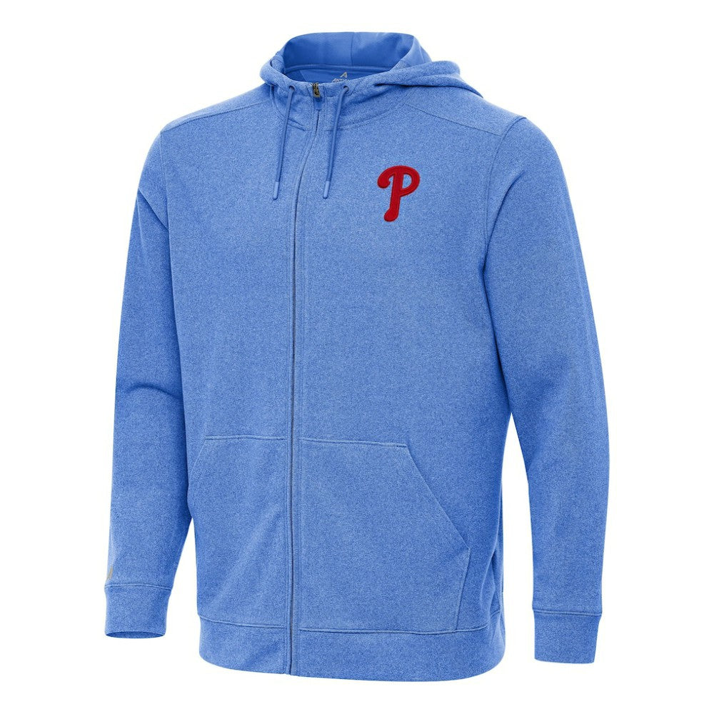 Philadelphia Phillies Antigua Effortless Full-Zip Hooded Jacket | MLB Outlet