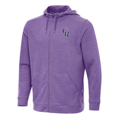 Colorado Rockies Antigua Effortless Full-Zip Hooded Jacket | MLB US