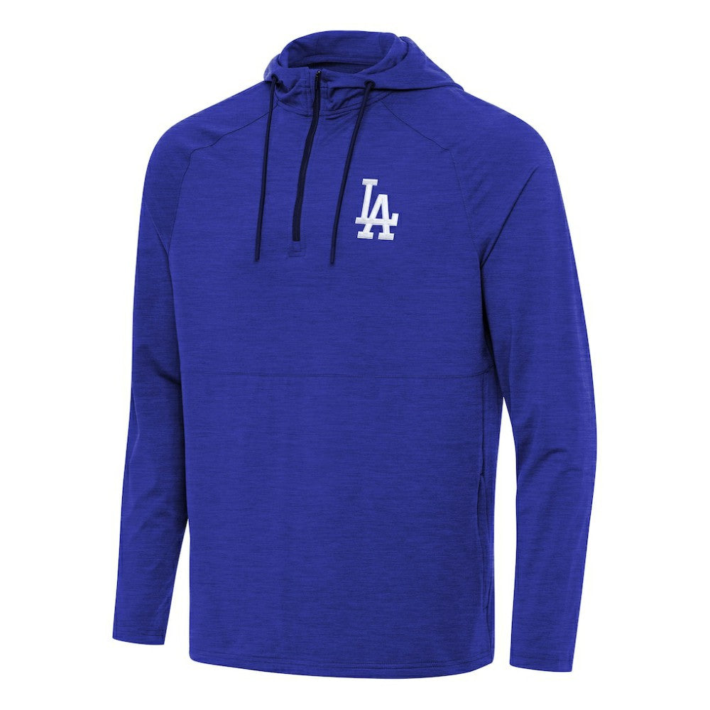 Los Angeles Dodgers Antigua Spikes Quarter-Zip Pullover Hoodie | MLB Discount