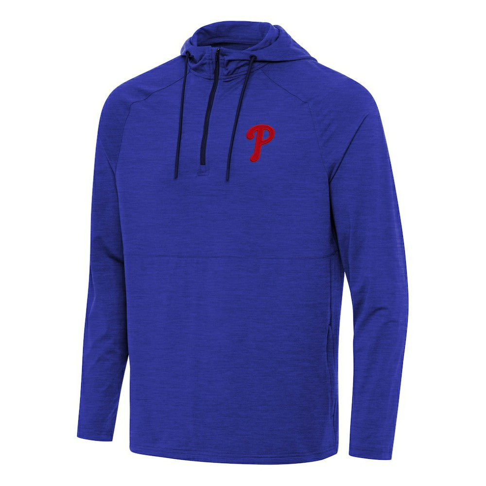 Philadelphia Phillies Antigua Spikes Quarter-Zip Pullover Hoodie | MLB New