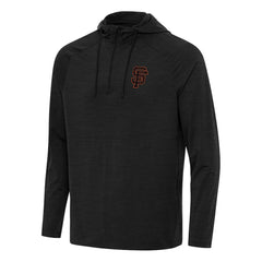 San Francisco Giants Antigua Spikes Quarter-Zip Pullover Hoodie | MLB Shop