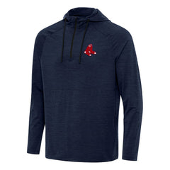 Boston Red Sox Antigua Spikes Quarter-Zip Pullover Hoodie | MLB US