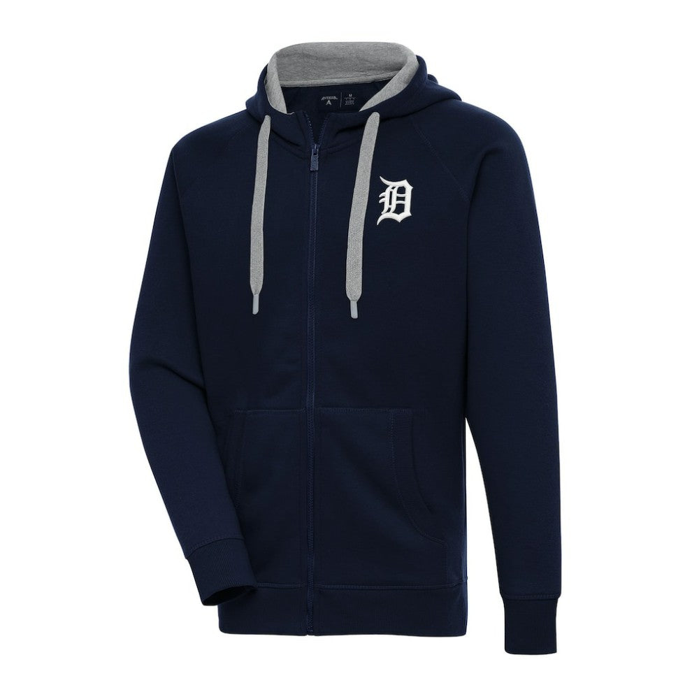 Detroit Tigers Antigua Big & Tall Victory Full-Zip Hoodie Jacket | MLB New