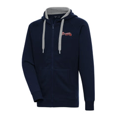 Atlanta Braves Antigua Big & Tall Victory Full-Zip Hoodie Jacket | MLB Discount