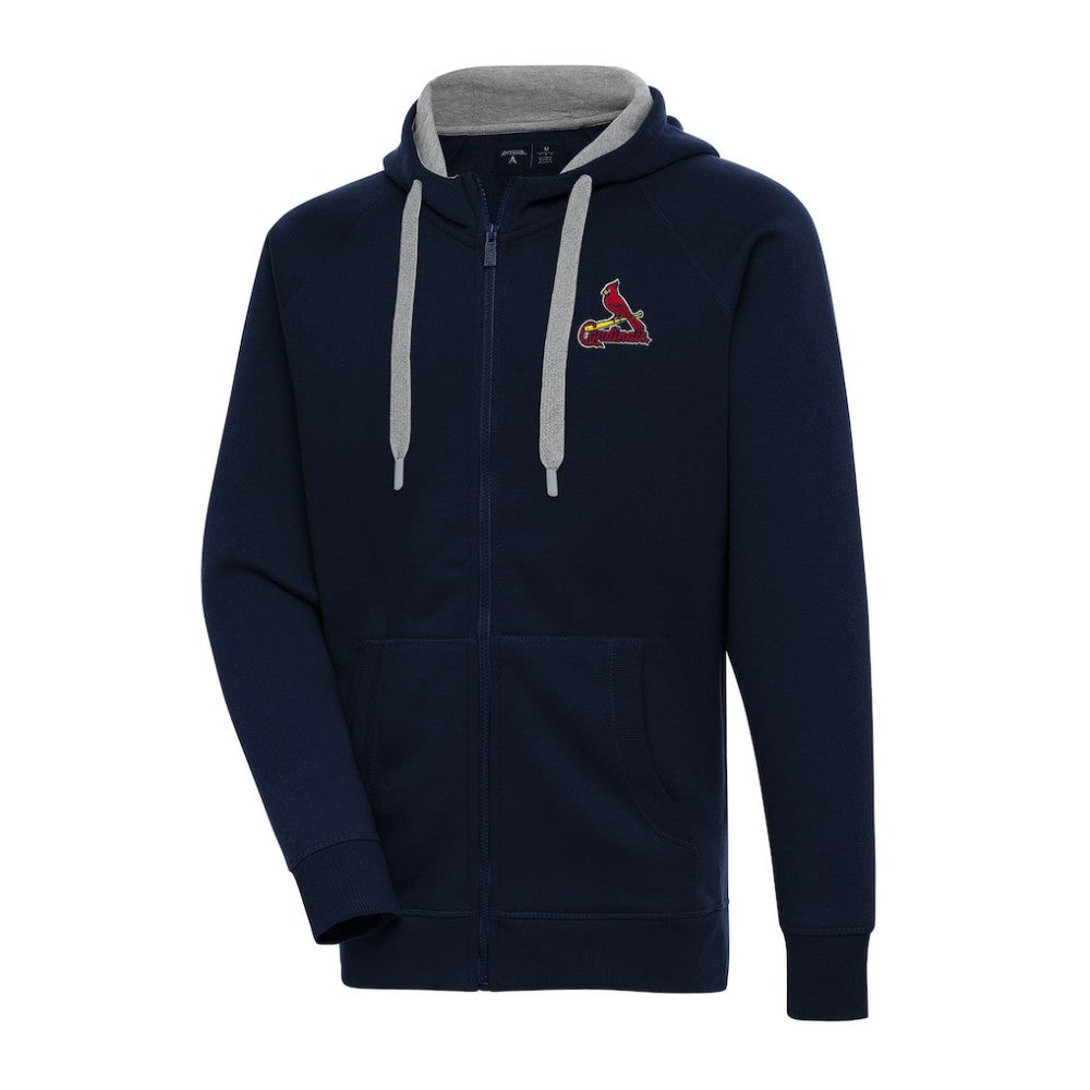 St. Louis Cardinals Antigua Big & Tall Victory Full-Zip Hoodie Jacket | MLB Outlet