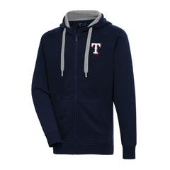 Texas Rangers Antigua Big & Tall Victory Full-Zip Hoodie Jacket | MLB Outlet