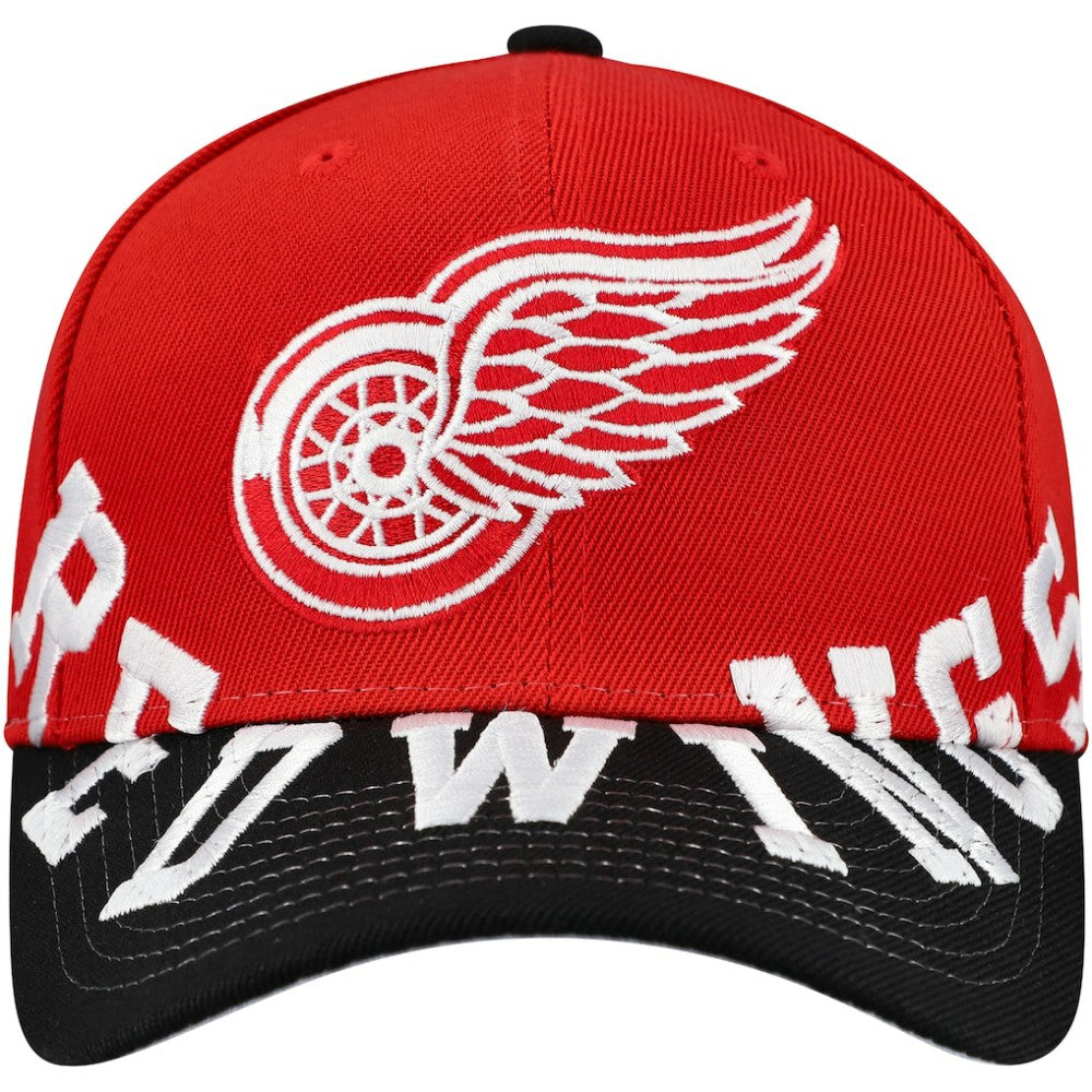 Detroit Red Wings Mitchell & Ness Underarch Two-Tone Pro Crown Snapback Hat For Sale