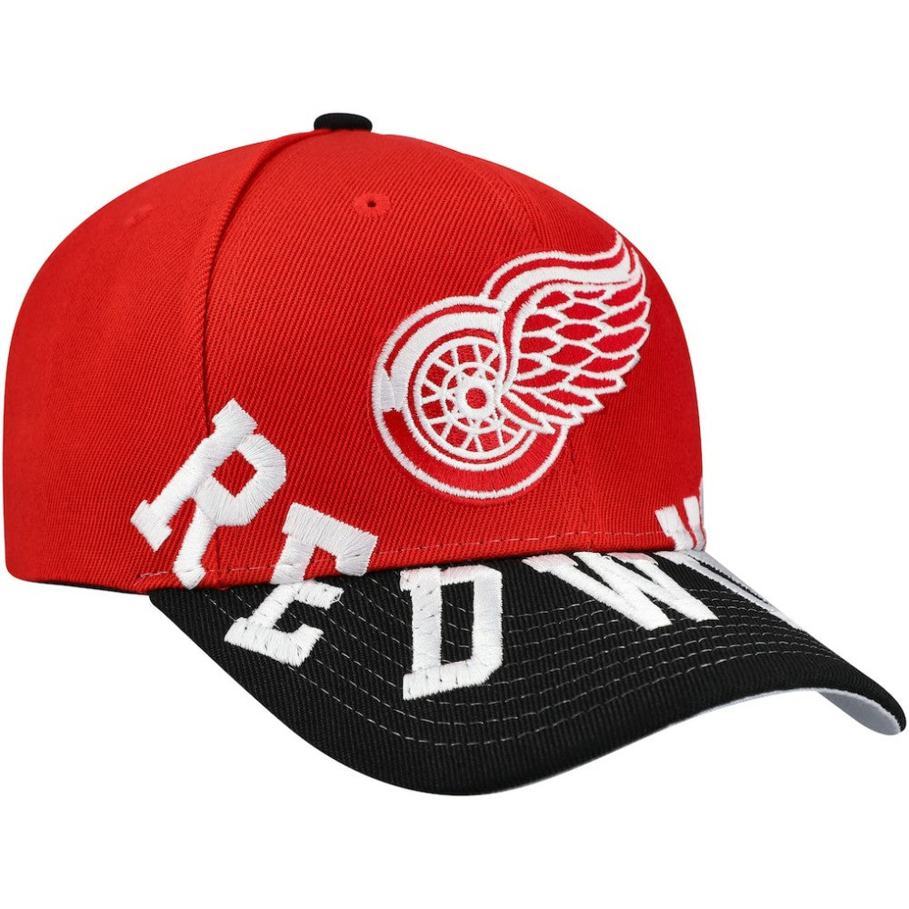 Detroit Red Wings Mitchell & Ness Underarch Two-Tone Pro Crown Snapback Hat For Sale