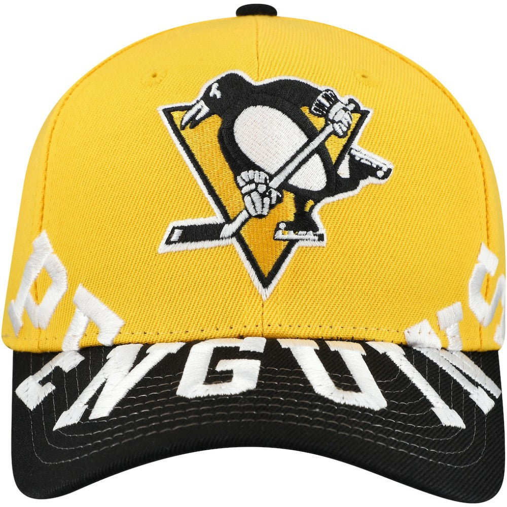 Pittsburgh Penguins Mitchell & Ness Underarch Two-Tone Pro Crown Snapback Hat On Sale