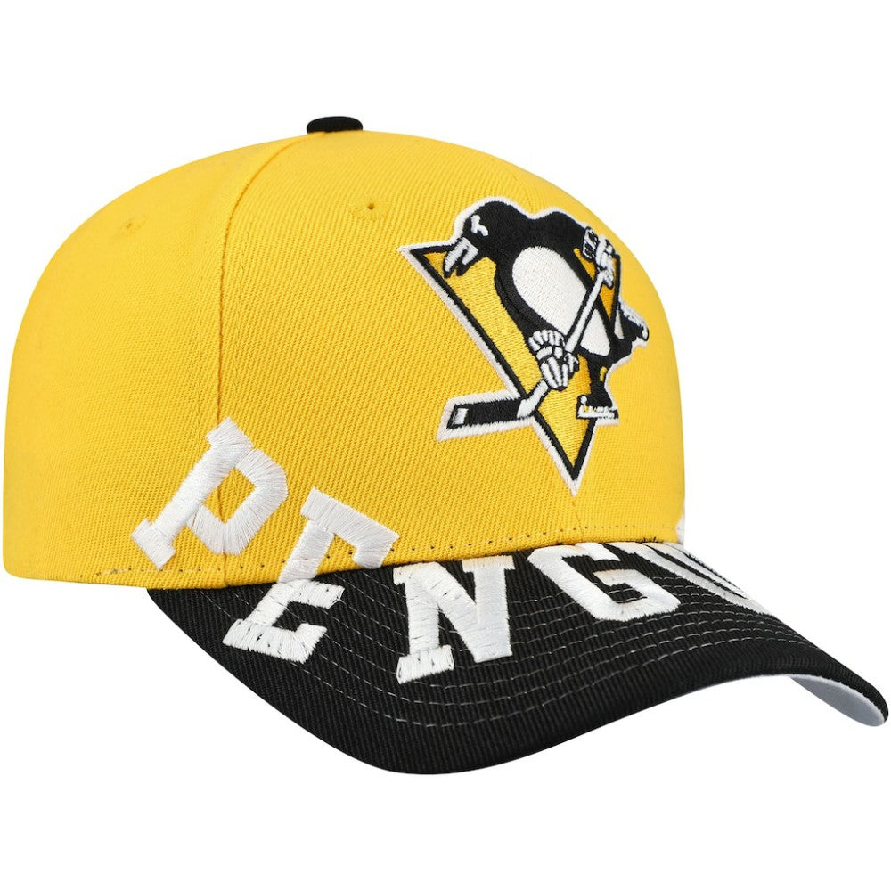Pittsburgh Penguins Mitchell & Ness Underarch Two-Tone Pro Crown Snapback Hat On Sale