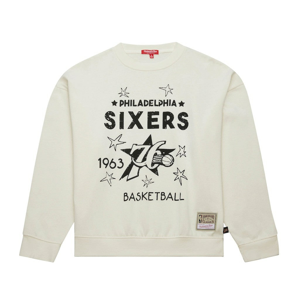 Philadelphia 76ers Women's Hardwood Classics Pullover Sweatshirt Online
