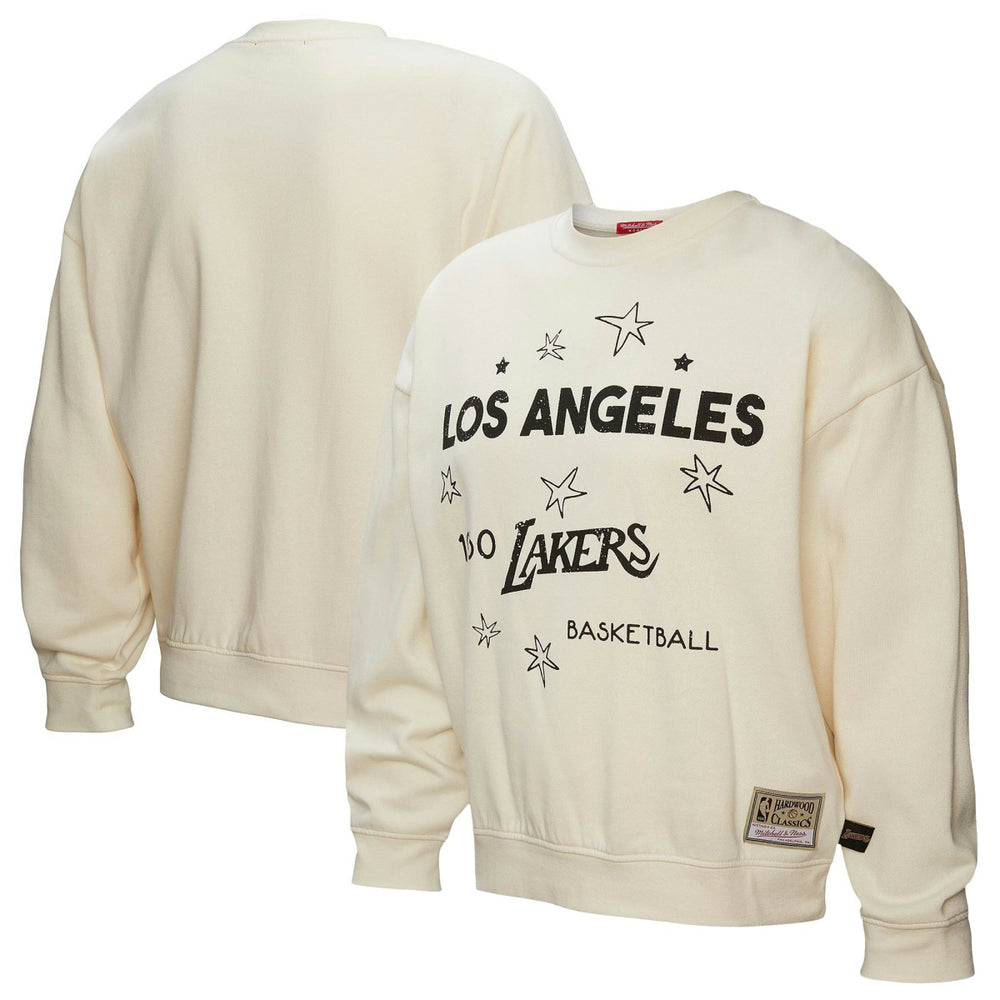 Los Angeles Lakers Women's Hardwood Classics Pullover Sweatshirt New