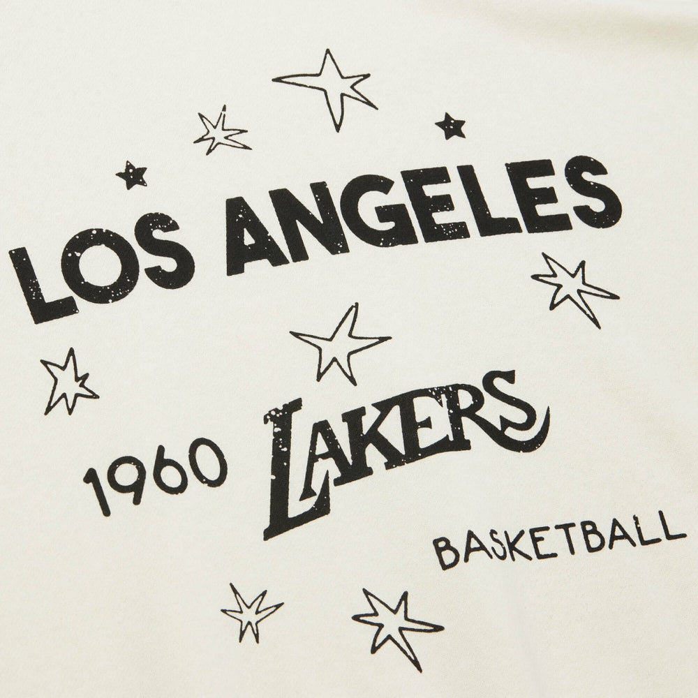 Los Angeles Lakers Women's Hardwood Classics Pullover Sweatshirt New