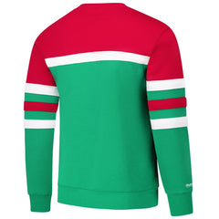 Milwaukee Bucks Hardwood Classics Vintage Logo Head Coach Pullover Sweatshirt On Sale