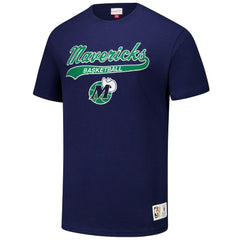 Dallas Mavericks Hardwood Classics Felt Applique Slub T-Shirt sale Online