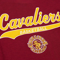 Cleveland Cavaliers Hardwood Classics Felt Applique Slub T-Shirt sale Online