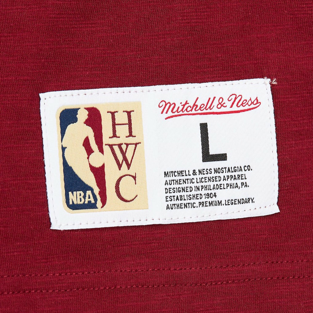 Cleveland Cavaliers Hardwood Classics Felt Applique Slub T-Shirt sale Online