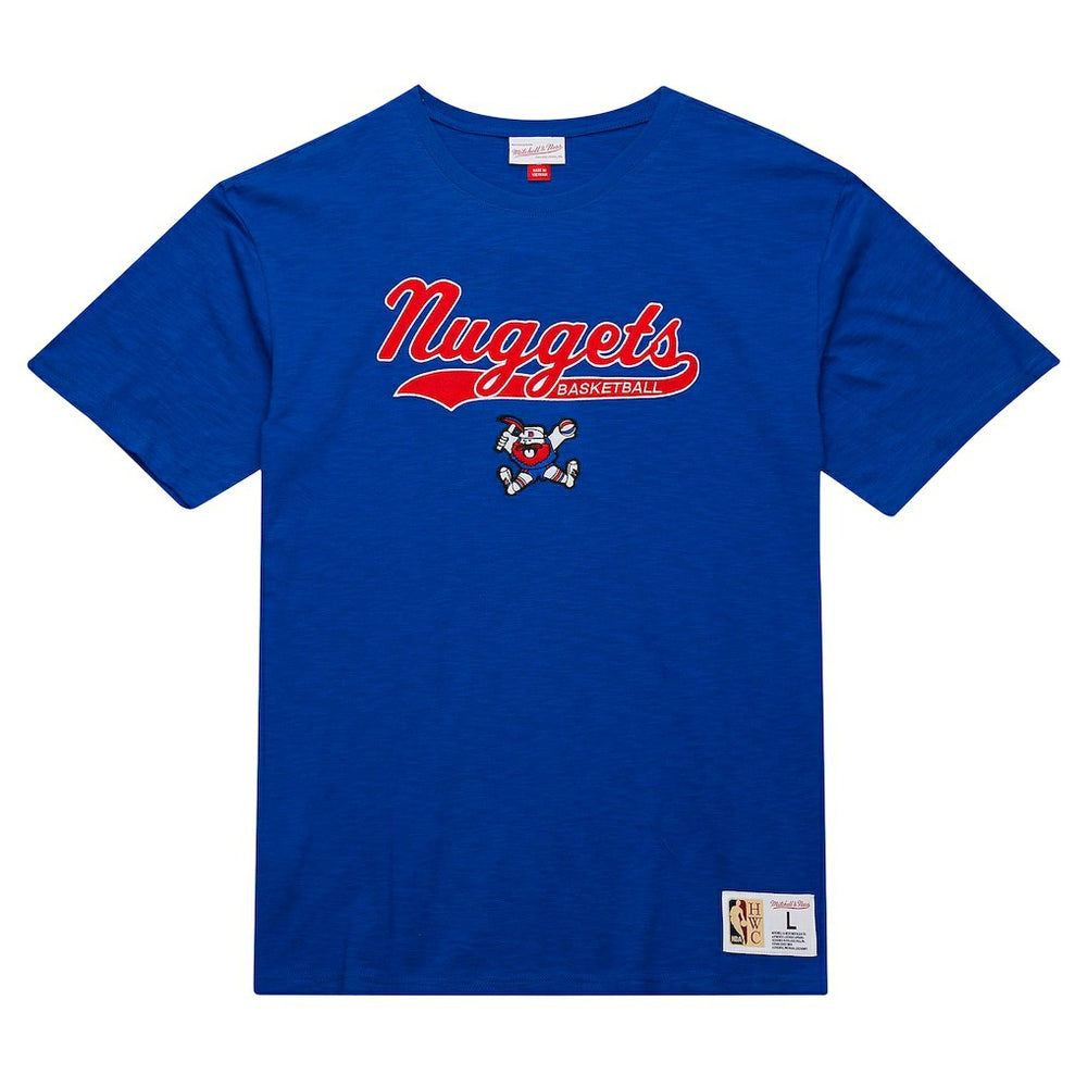 Denver Nuggets Hardwood Classics Felt Applique Slub T-Shirt sale Online