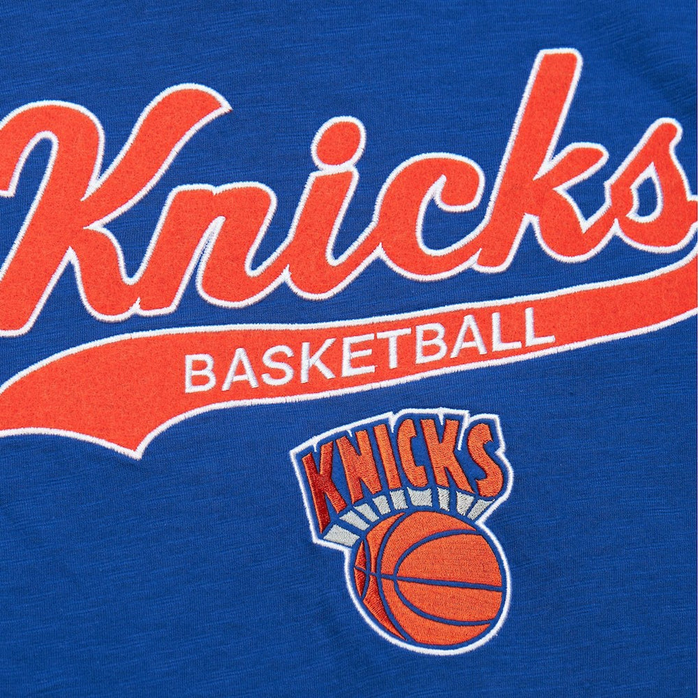 New York Knicks Hardwood Classics Felt Applique Slub T-Shirt Discount