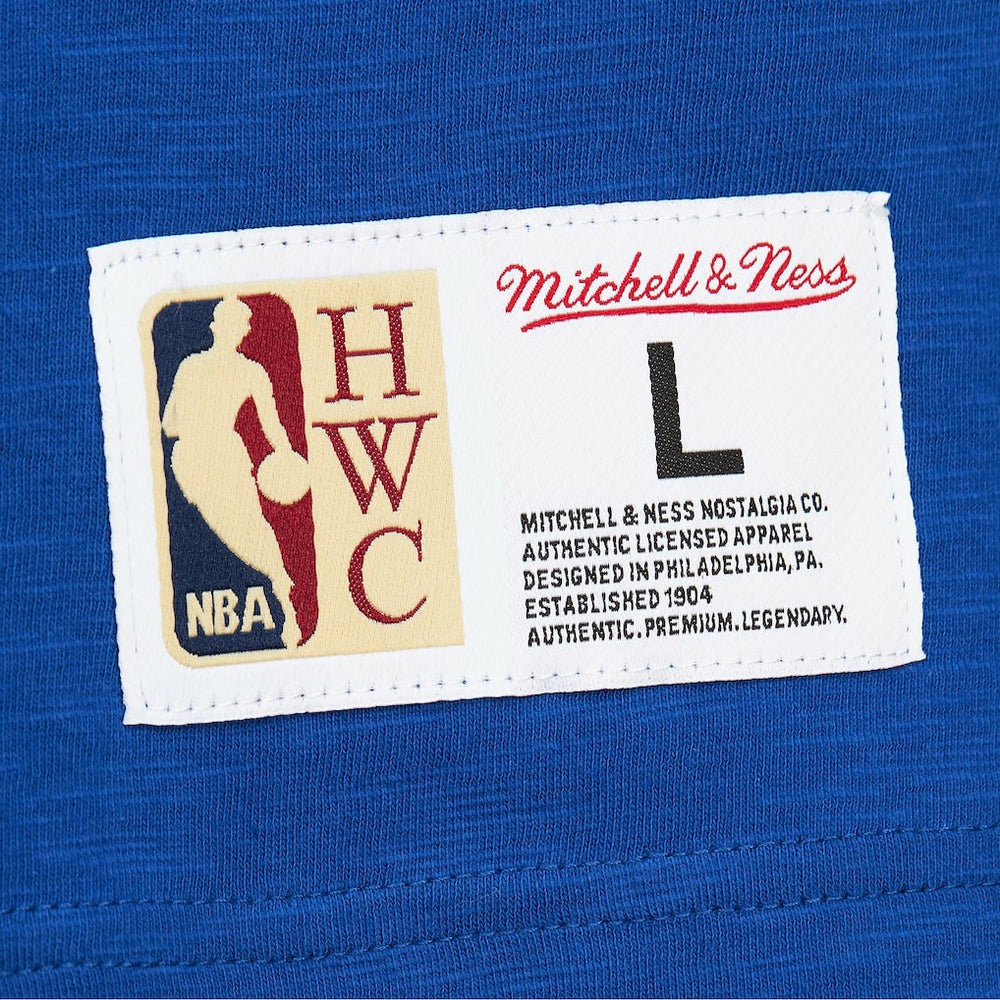 Philadelphia 76ers Hardwood Classics Felt Applique Slub T-Shirt Discount