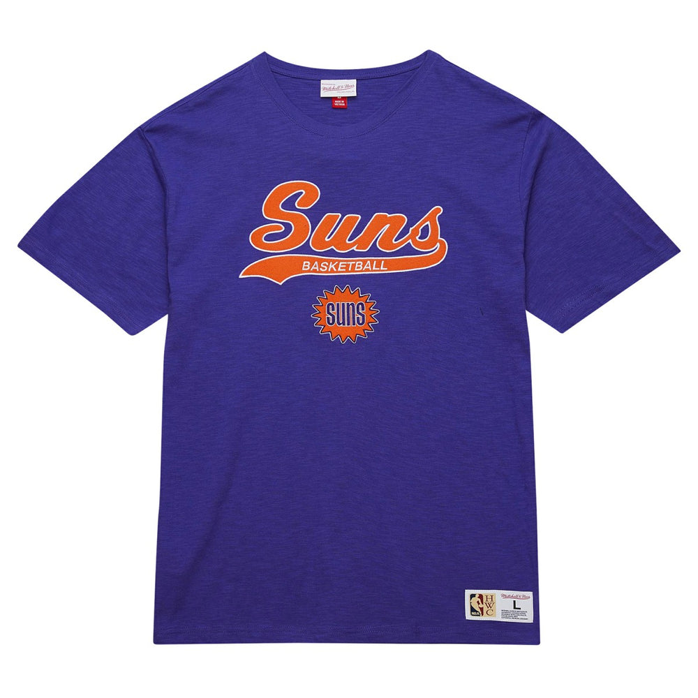 Phoenix Suns Hardwood Classics Felt Applique Slub T-Shirt Online