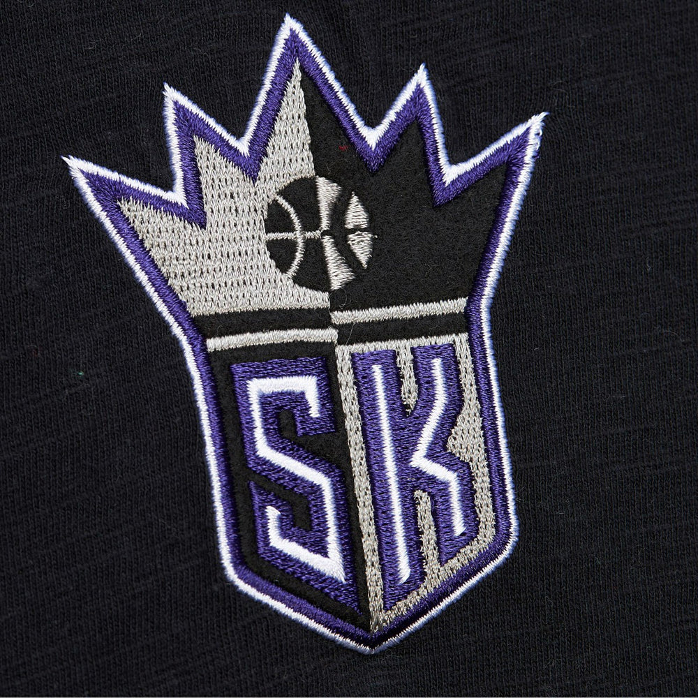 Sacramento Kings Hardwood Classics Felt Applique Slub T-Shirt Online