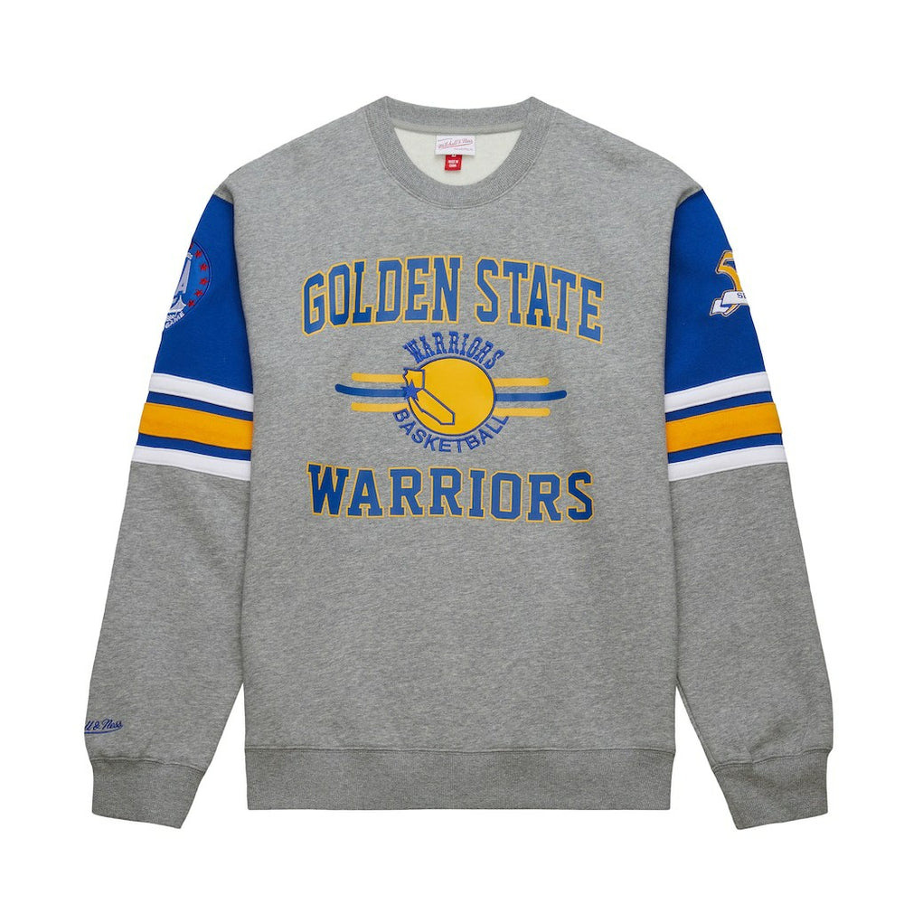 Golden State Warriors Hardwood Classics All Over 4.0 Pullover Sweatshirt sale New