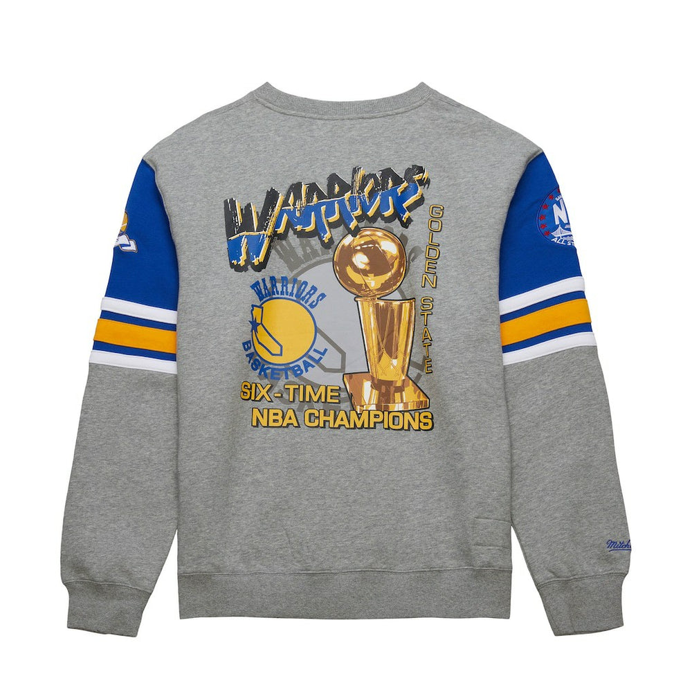 Golden State Warriors Hardwood Classics All Over 4.0 Pullover Sweatshirt sale New