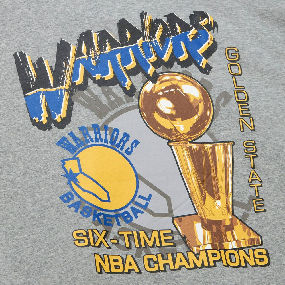 Golden State Warriors Hardwood Classics All Over 4.0 Pullover Sweatshirt sale New